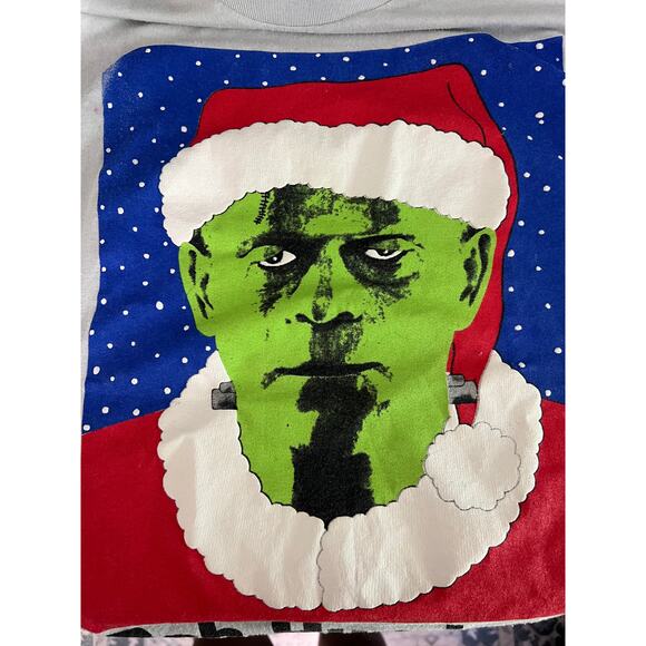 Vintage Stanley Desantis 1987 Frankenstein Bah-Humbug T Shirt Size Medium - Picture 10 of 13